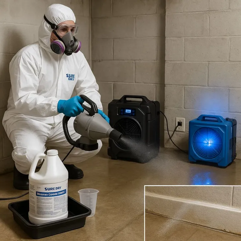 Sanitization and Odor Removal process in New Castle, PA