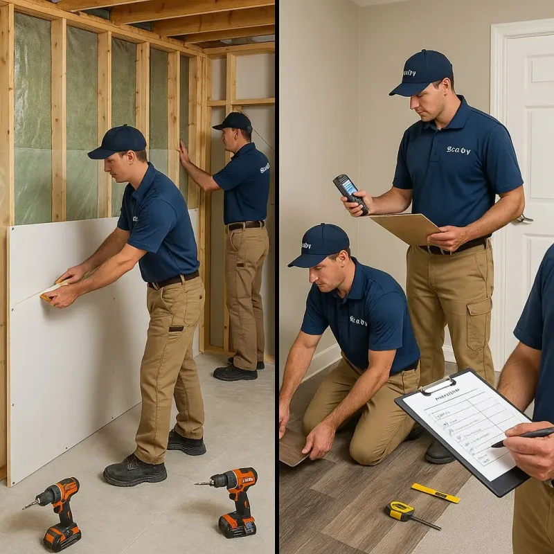 Repairs and Reconstruction process in New Castle, PA