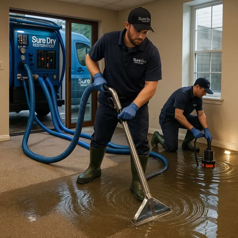 Water Extraction and Removal process in New Castle, PA